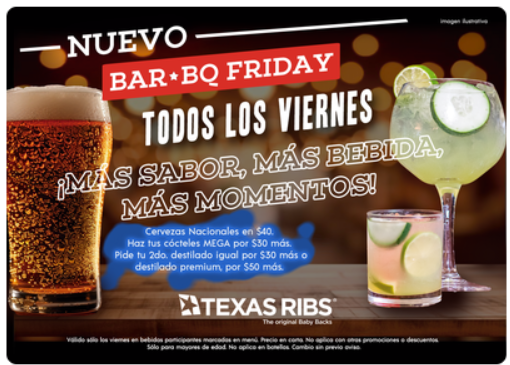 BarBQ Friday en Texas Ribs